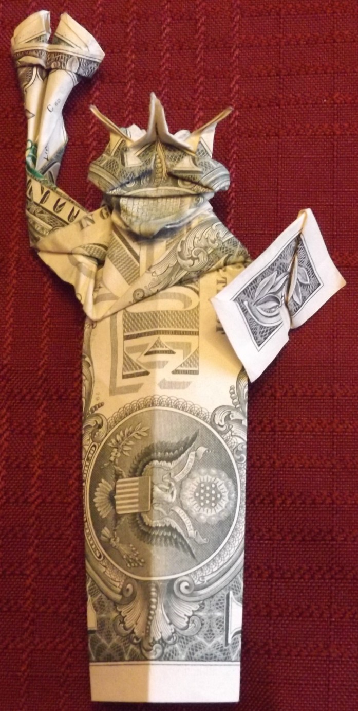 Joshua's-Origami-Folded-$1-Bills